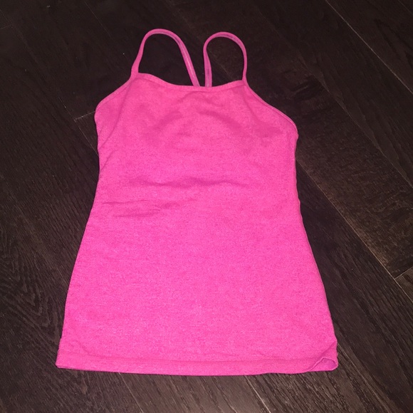 lululemon athletica Tops - Pink Lululemon power Y tank top